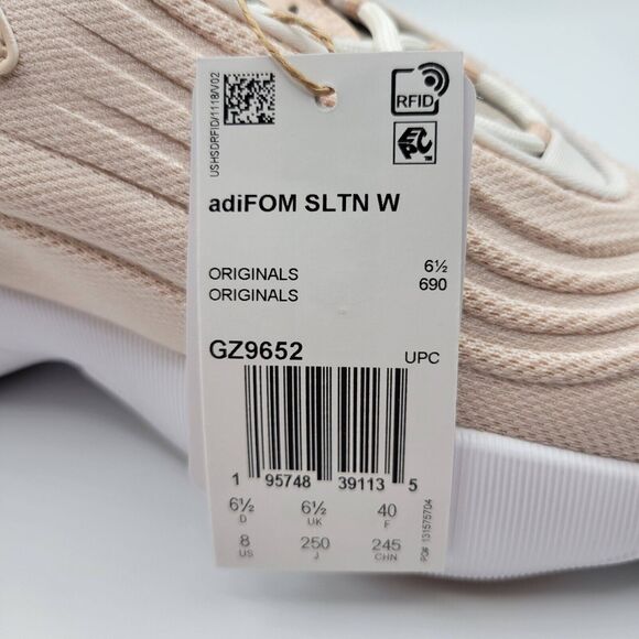 Adidas Womens 8 Originals Adifom SLTN Shoes Wonder Quartz GZ9652 Retro Style - Picture 10 of 12